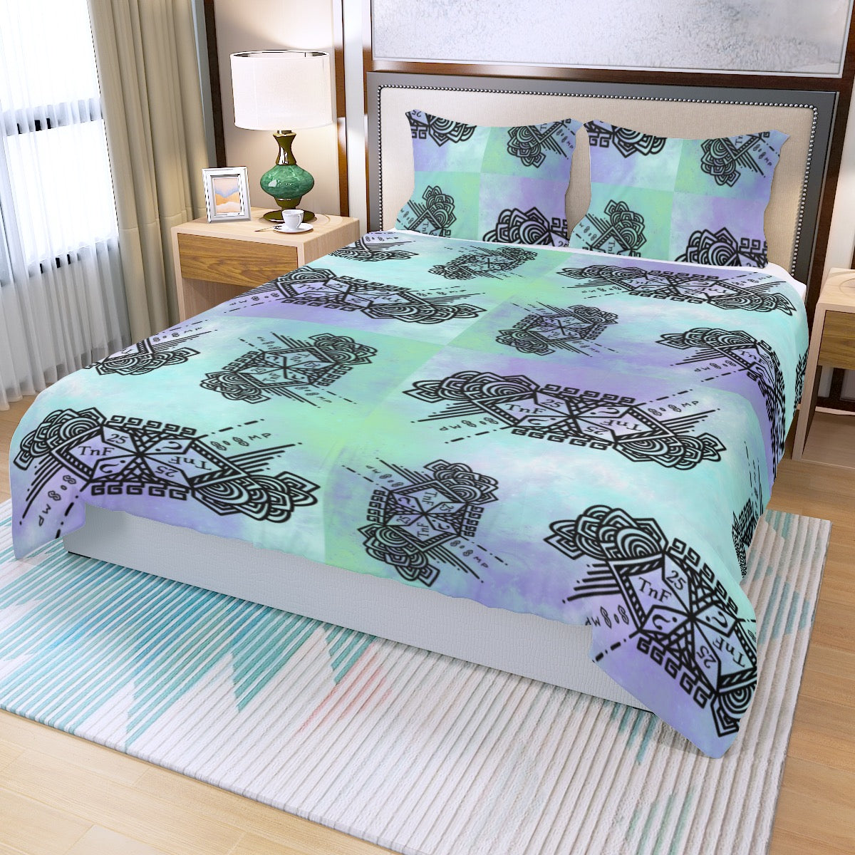 TnF 25 Three Piece Duvet Bedding Set