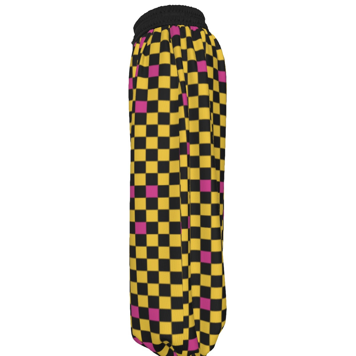 Marigold Checkered Waffle Pants