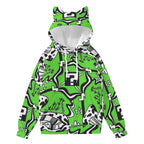 Green TripDrip Hoodie w Cat Ears