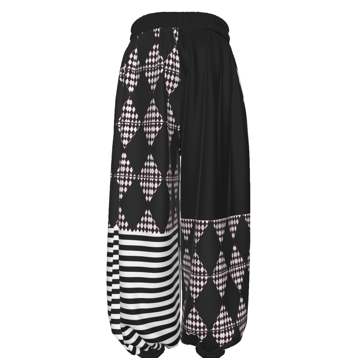 Circusfreq Black Waffle Pants