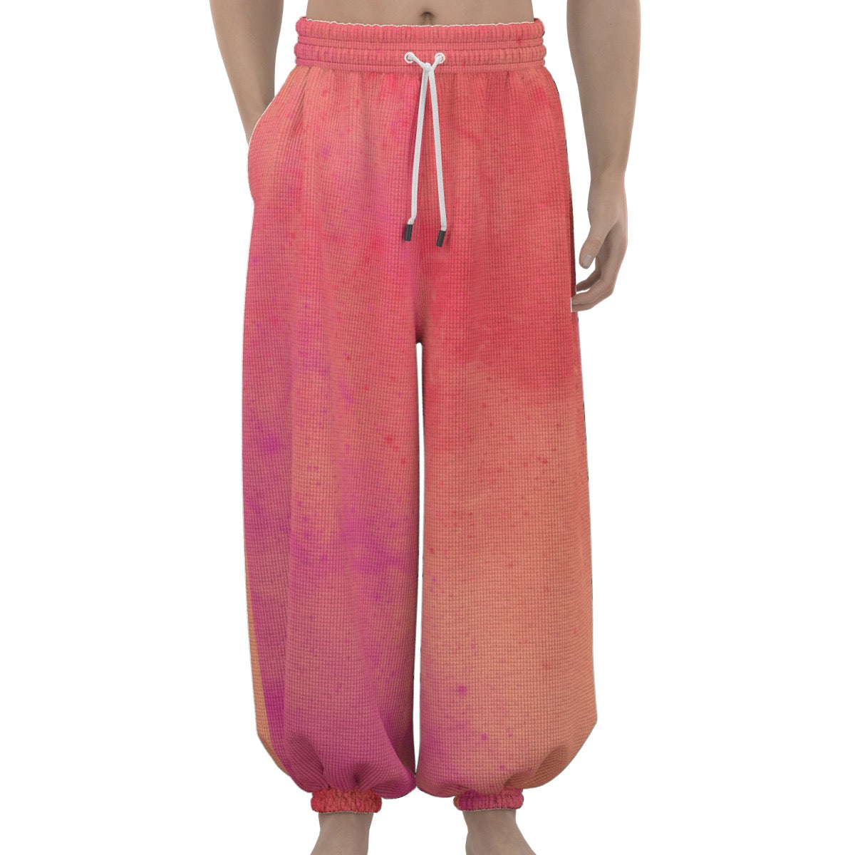 Sunset Sherbet Waffle Pants