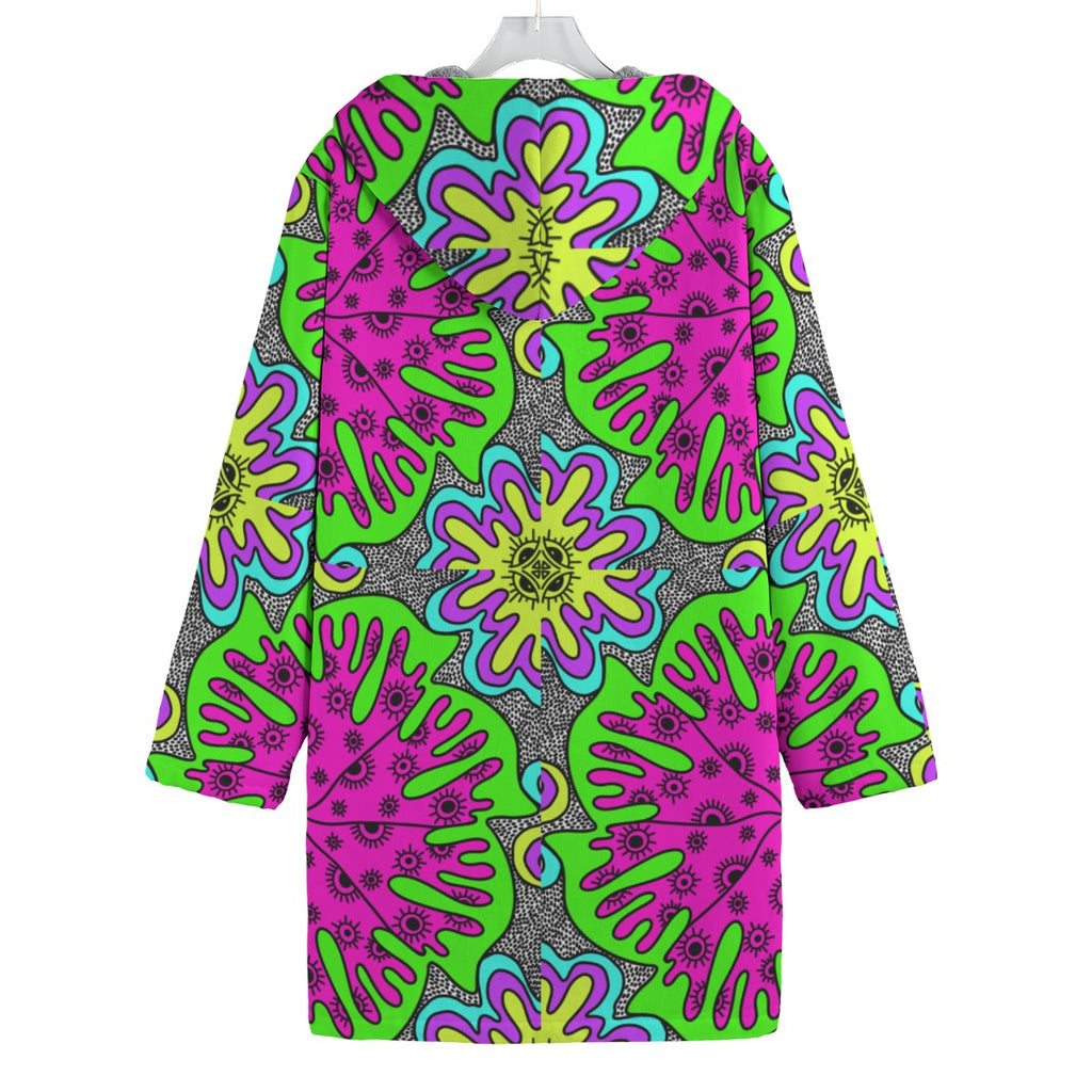 Watermeltin Fleece Trenchcoat