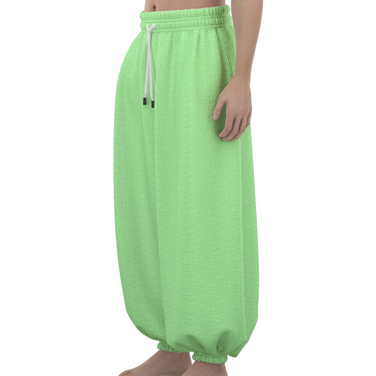 Electric Lime.simple syrup Waffle Pants