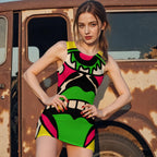 Kyoto Sheer Mesh Bodycon Dress