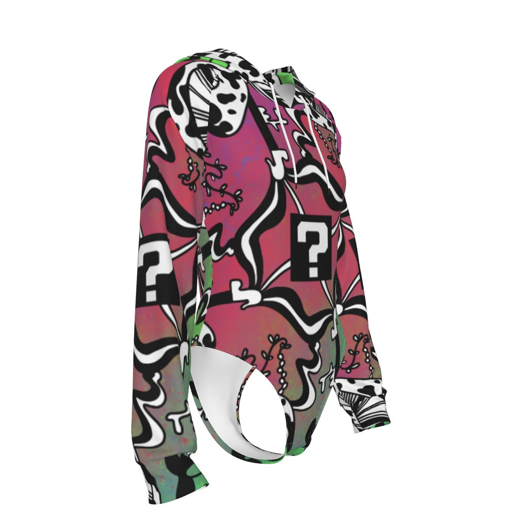 TnF  Hooded Bodysuit w Sleeves