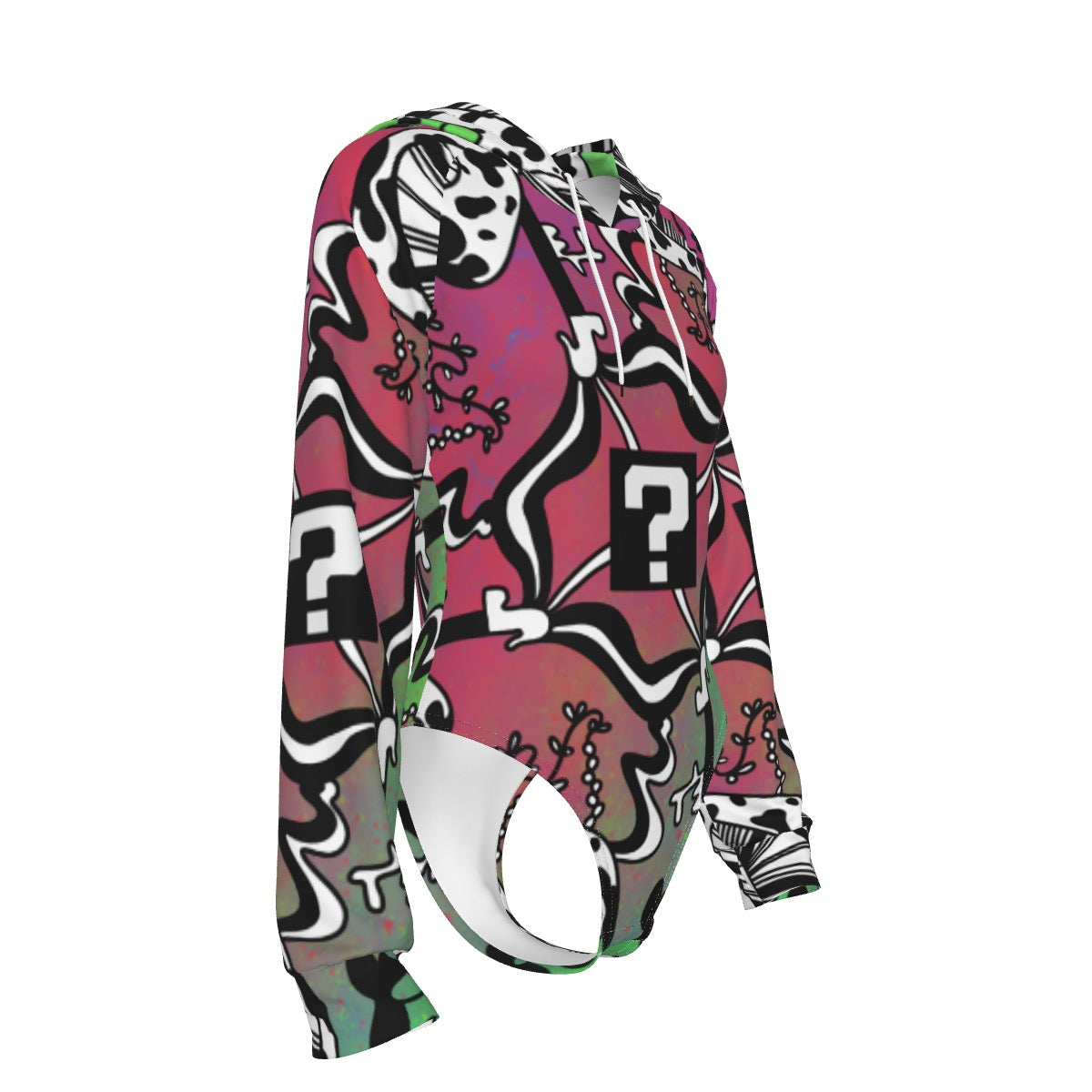 TnF  Hooded Bodysuit w Sleeves