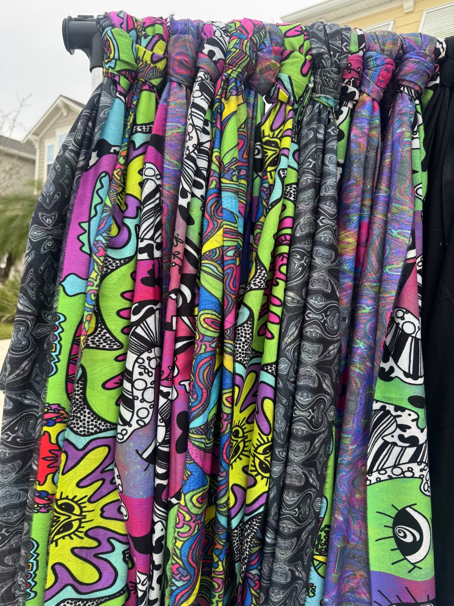 Okee Portal Splice/Butterfly Lucy Reversible Pashmina