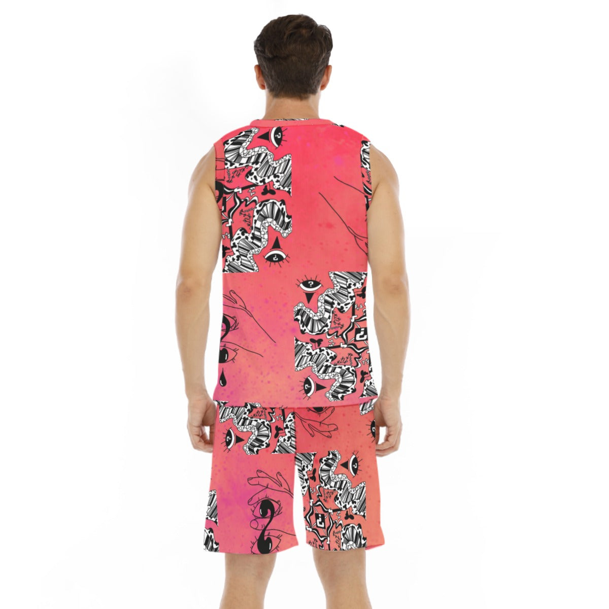 Sunset Sherbet Basketball Set