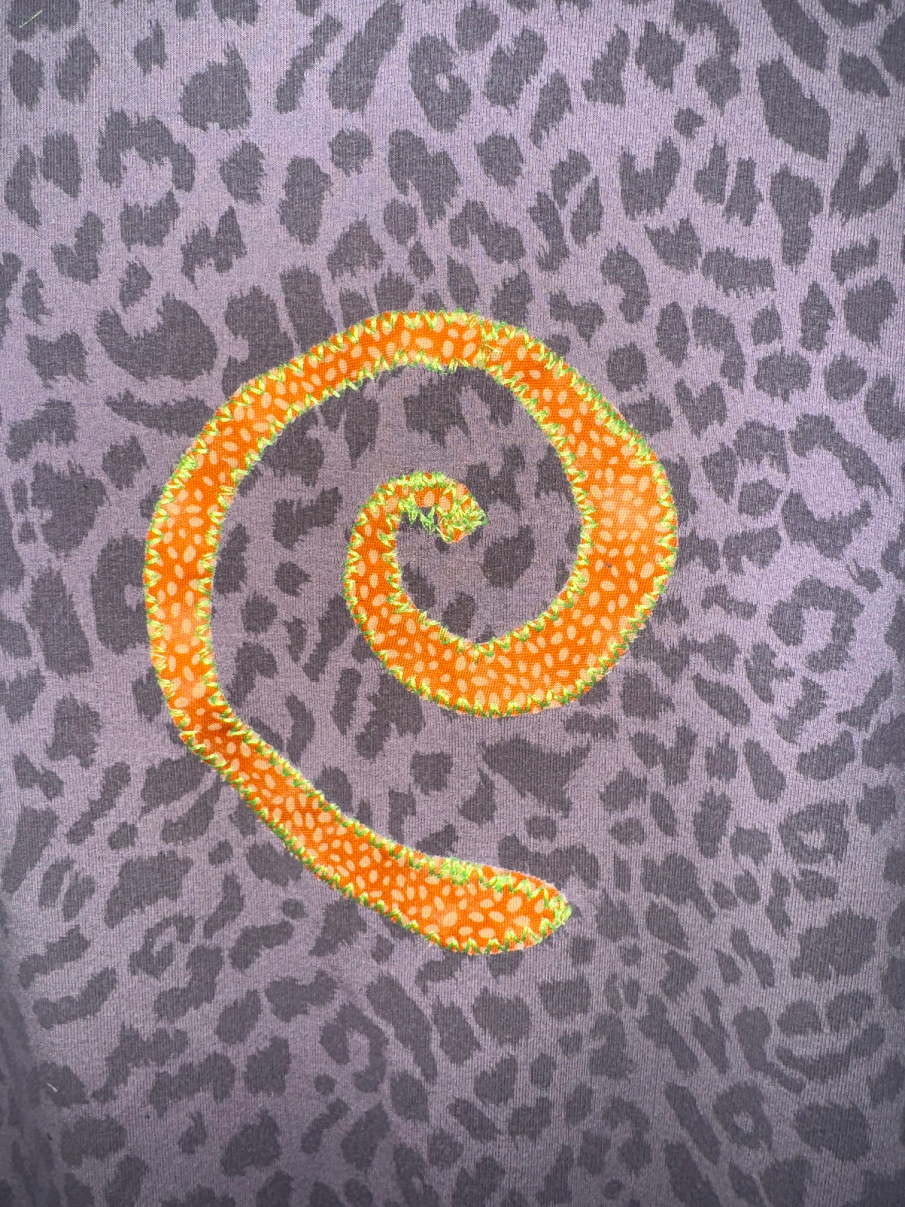 Purple Cheetah Tip Hoodie