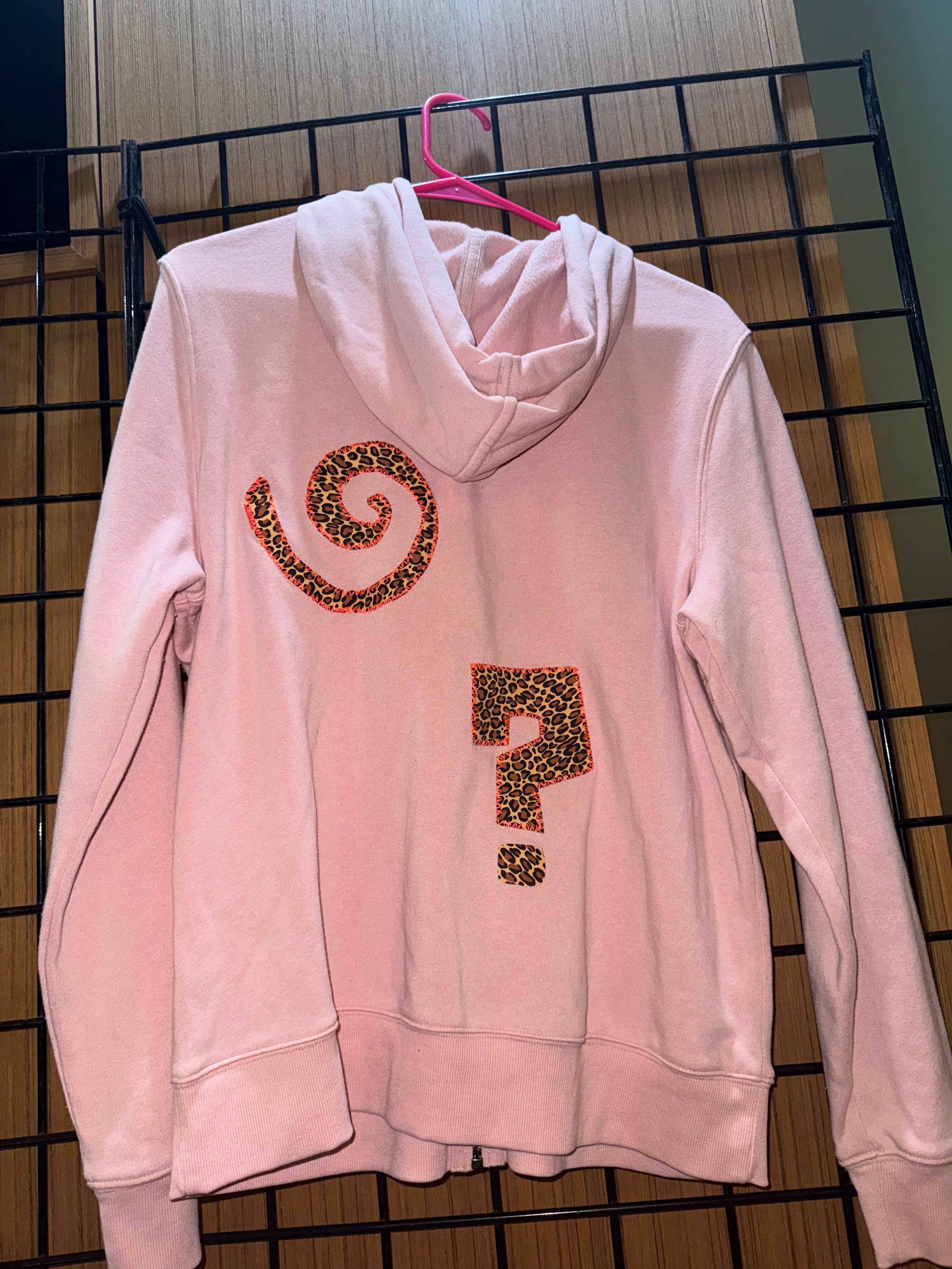Pink Tip Swirl Zip-Up