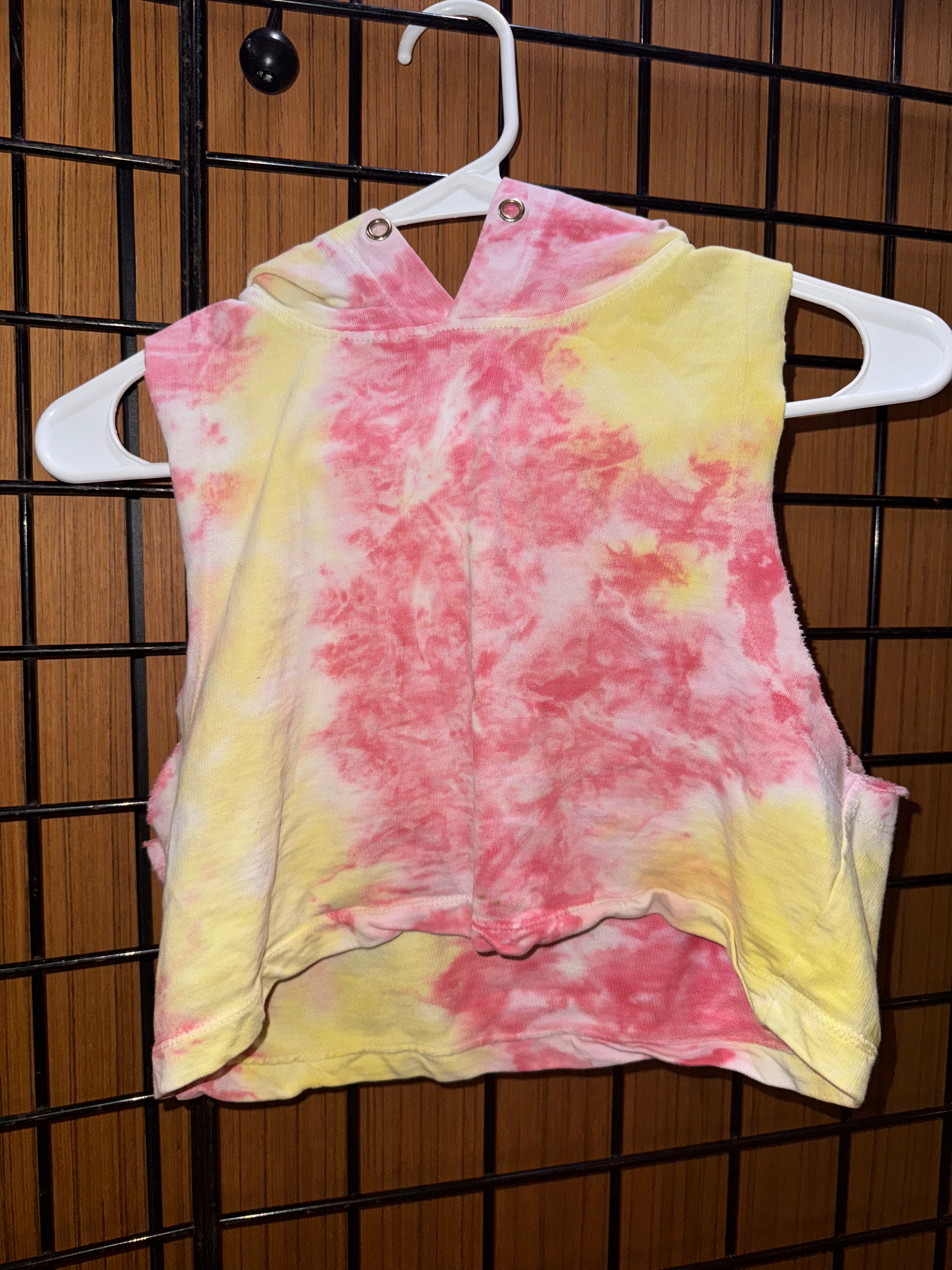 Raspberry Lemonade Dancing Bear DB Cutoff Hoodie