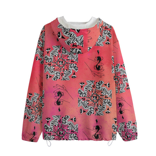 Sunset Sherbet Pullover Jacket w Zipper