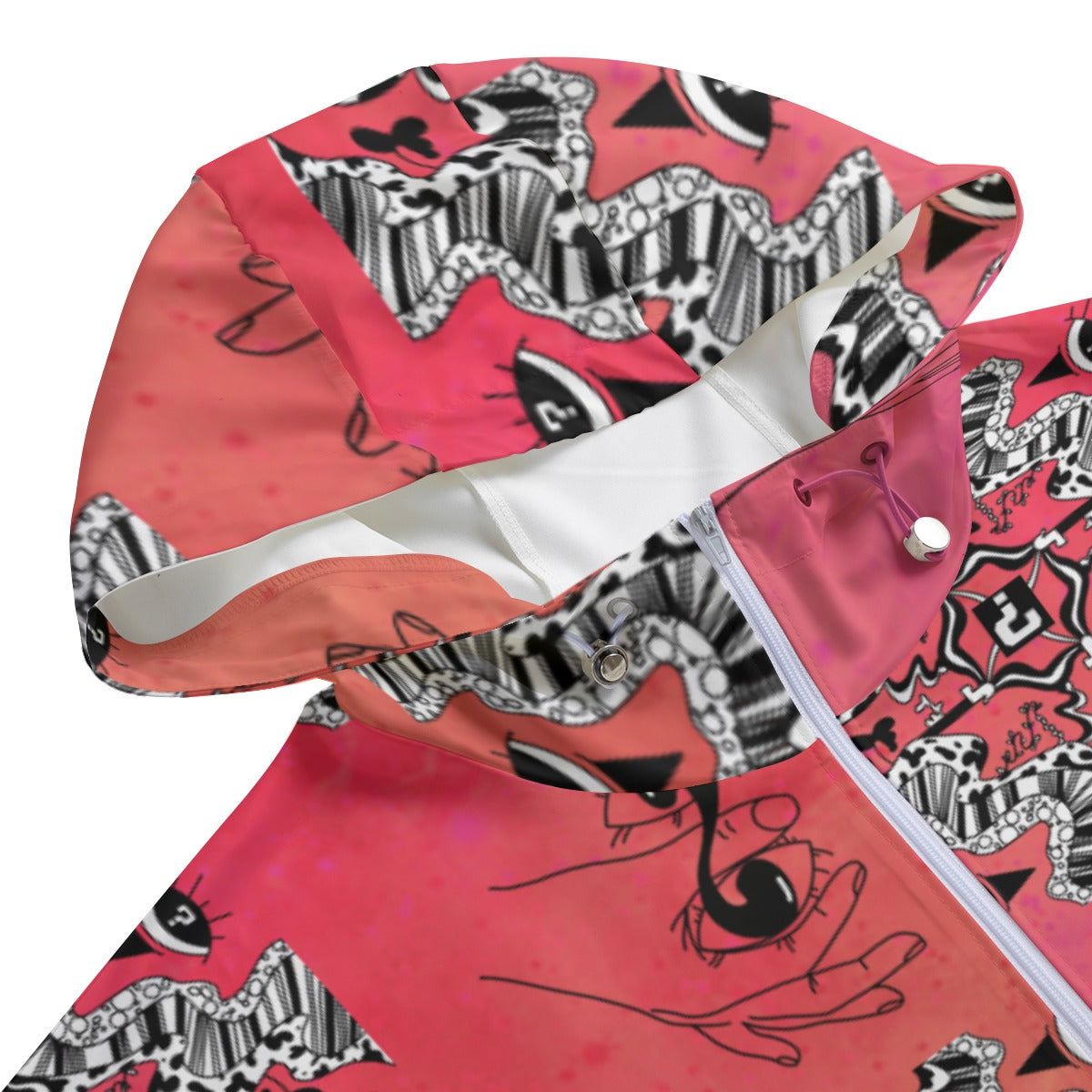 Sunset Sherbet Pullover Jacket w Zipper