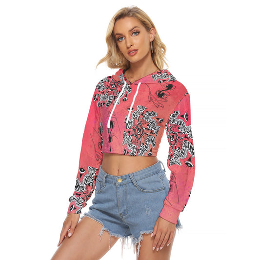 Sunset Sherbet Crop Hoodie