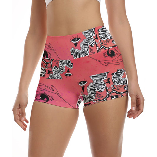 Sunset Sherbet Booty Shorts