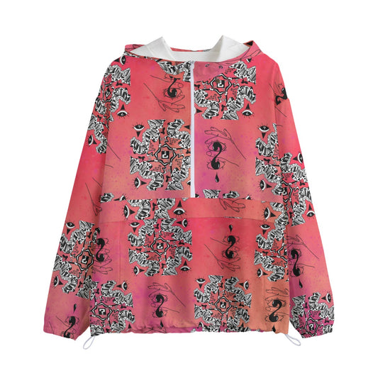 Sunset Sherbet Pullover Jacket w Zipper