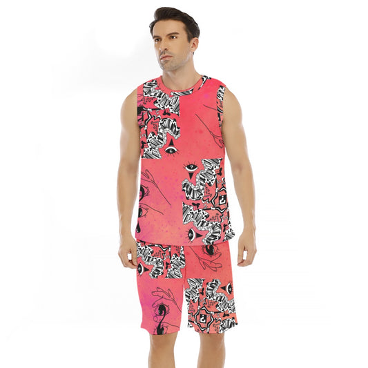 Sunset Sherbet Basketball Set