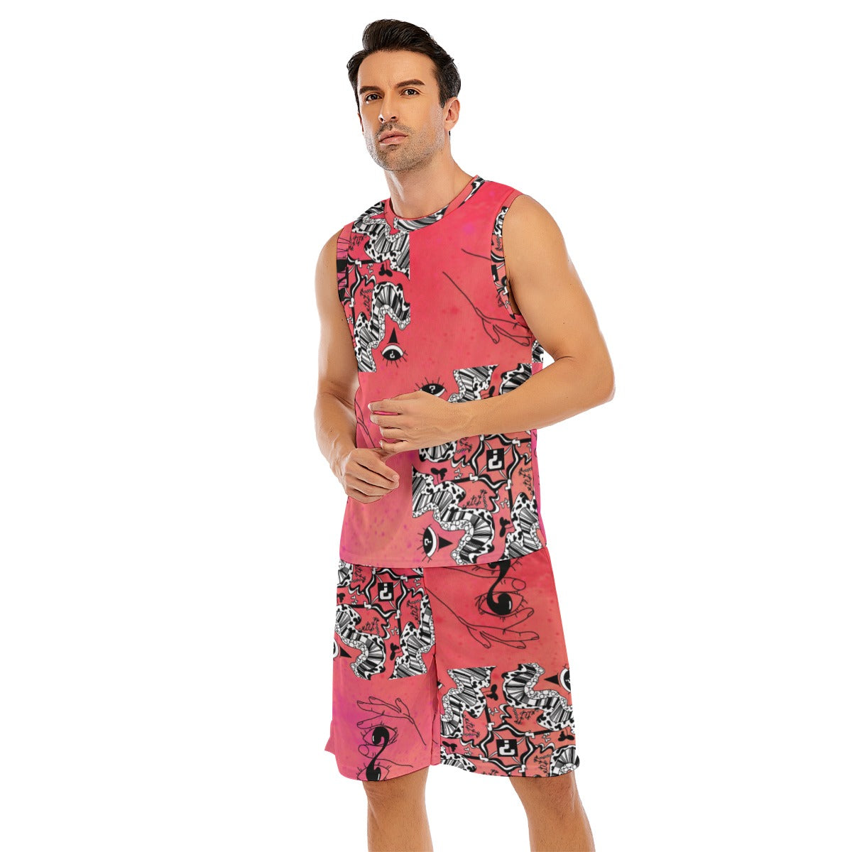 Sunset Sherbet Basketball Set