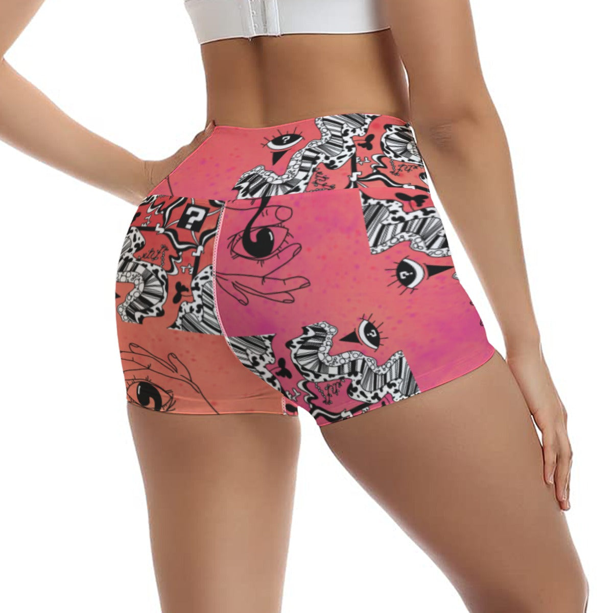 Sunset Sherbet Booty Shorts